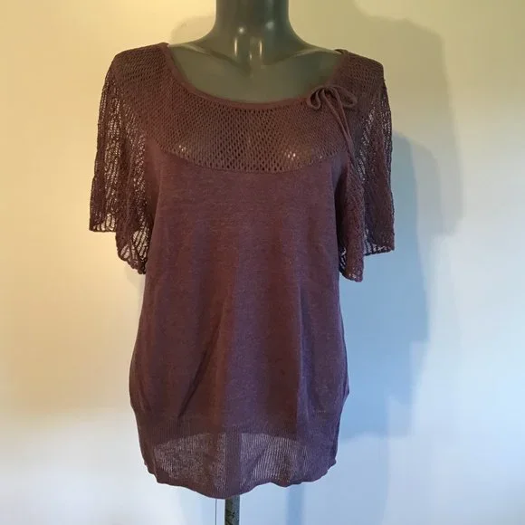 White + Warren Linen Short Sleeve Top Size S - Picture 1 of 15